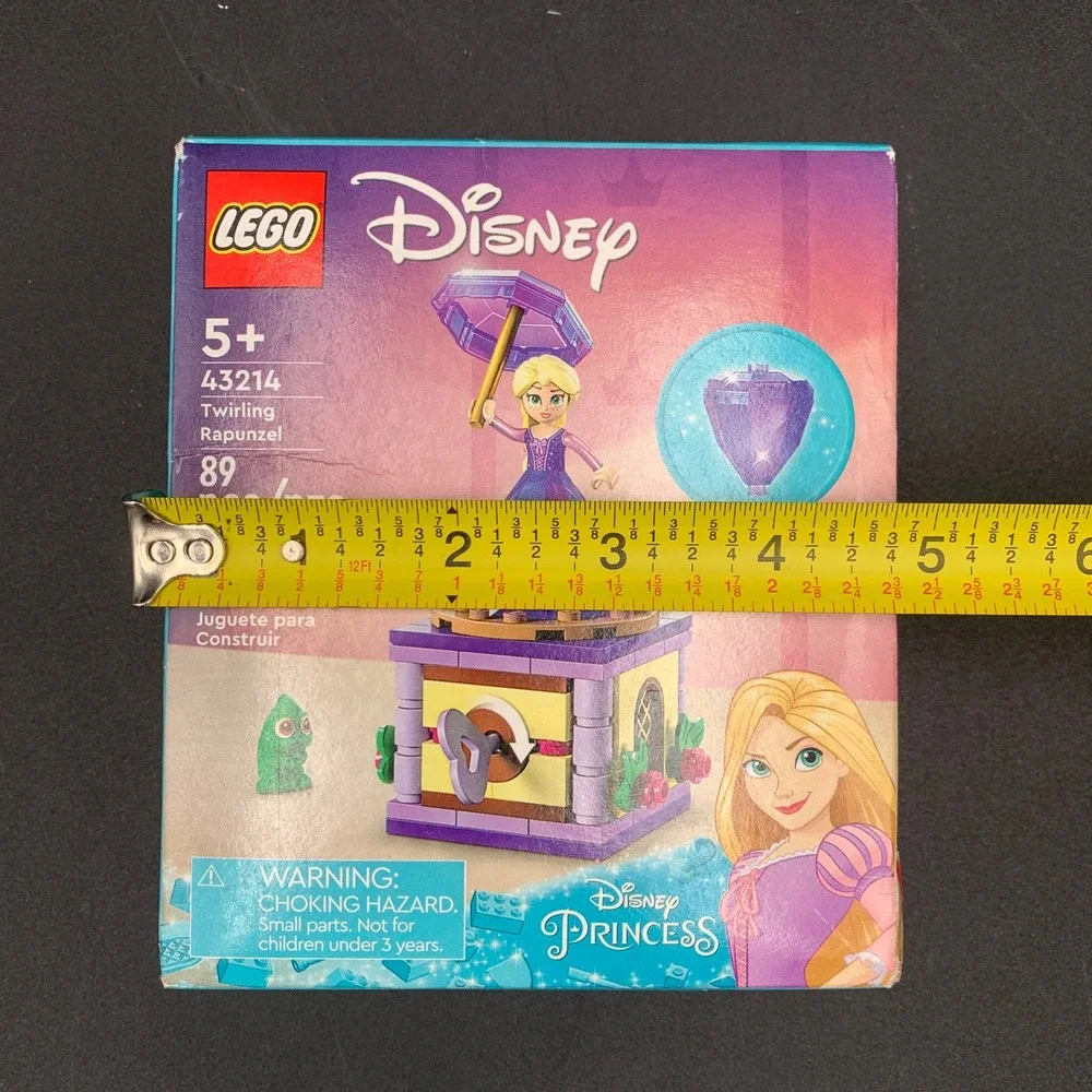 LEGO Disney Princess Twirling Rapunzel 43214 Building Toy Set 89 Pieces Retired